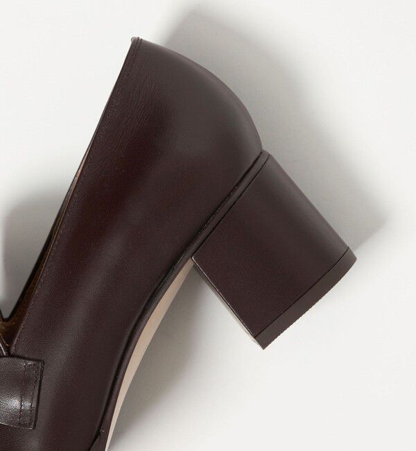 ODETTE E ODILE「チェーンヒールアップローファーパンプス55&uarr;」|パンプス|