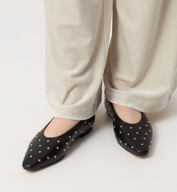 ODETTE E ODILE「メタルドット フラット10&uarr;」|パンプス|