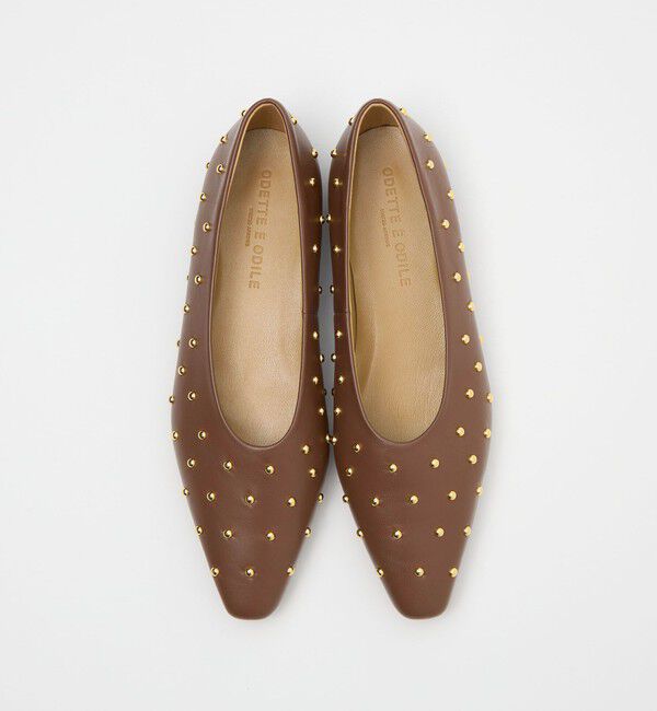 ODETTE E ODILE「メタルドット フラット10&uarr;」|パンプス|MD.BROWN
