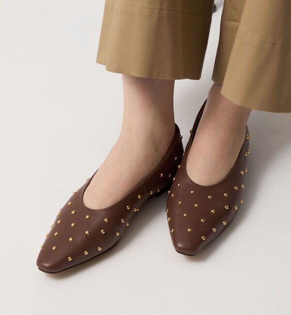 ODETTE E ODILE「メタルドット フラット10&uarr;」|パンプス|