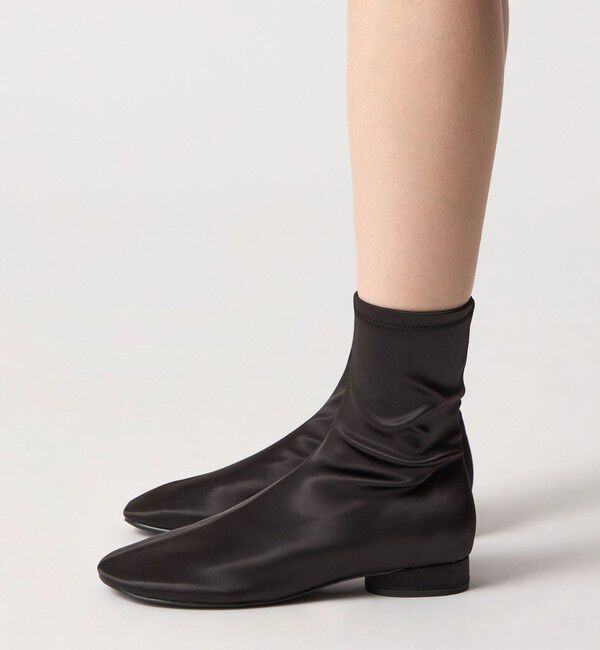ODETTE E ODILE「＜SY＞ オブリークストレッチ ショートブーツ20&uarr;」|ショートブーツ|