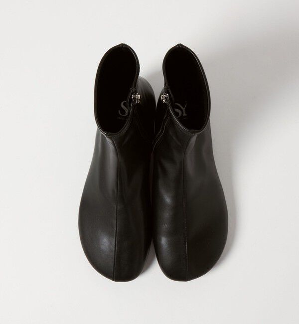 ODETTE E ODILE「＜SY＞ オブリークストレッチ ショートブーツ20&uarr;」|ショートブーツ|