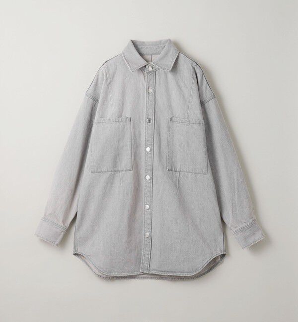 ASTRAET「＜ASTRAET＞11.5oz デニム 2ポケットシャツ UNISEX」|シャツ・ブラウス|LT.GRAY