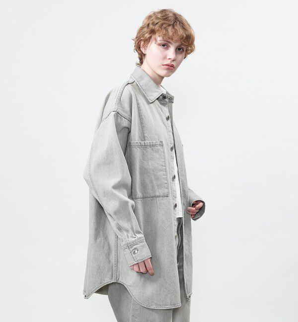ASTRAET「＜ASTRAET＞11.5oz デニム 2ポケットシャツ UNISEX」|シャツ・ブラウス|