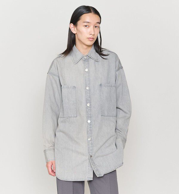 ASTRAET「＜ASTRAET＞11.5oz デニム 2ポケットシャツ UNISEX」|シャツ・ブラウス|