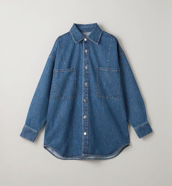 ASTRAET「＜ASTRAET＞11.5oz デニム 2ポケットシャツ UNISEX」|シャツ・ブラウス|COBALT