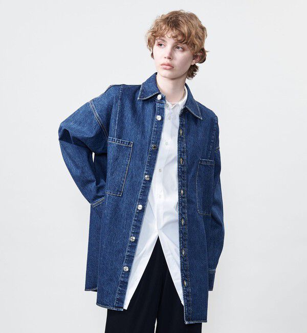 ASTRAET「＜ASTRAET＞11.5oz デニム 2ポケットシャツ UNISEX」|シャツ・ブラウス|
