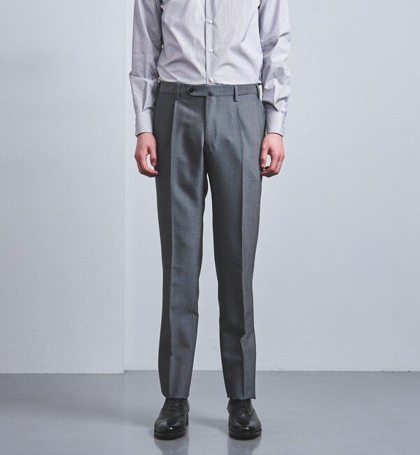 UNITED ARROWS「ウールモヘヤ シャンブレー 3ボタン スーツ S-MODEL」|スーツ|