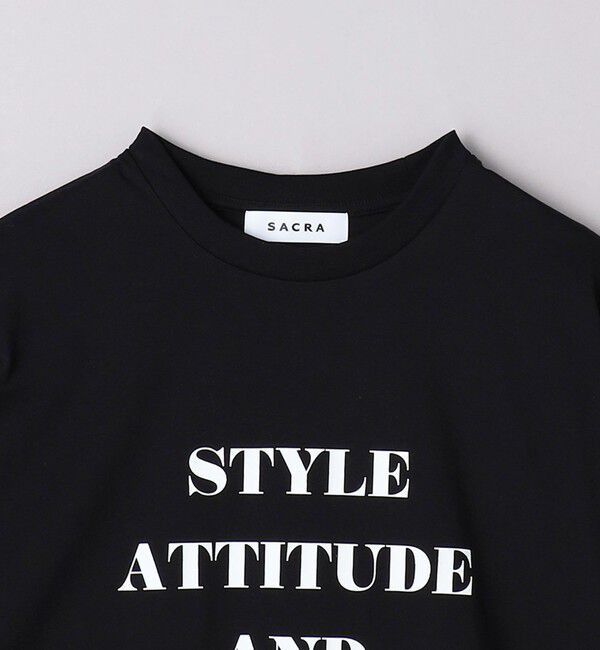 UNITED ARROWS「＜SACRA＞メッセージプリント Tシャツ」|Tシャツ・カットソー|