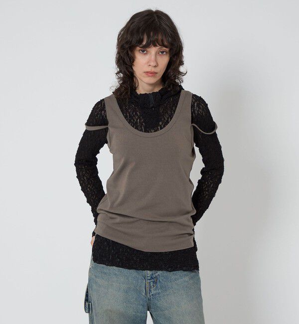 ASTRAET「＜ASTRAET＞フライス スリット タンクトップ」|タンクトップ|