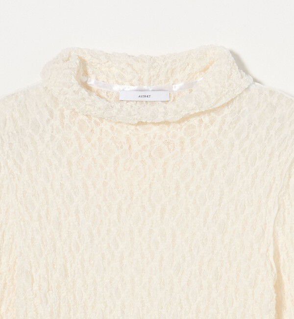 ASTRAET「＜ASTRAET＞レース  フーデッドカットソー」|Tシャツ・カットソー|