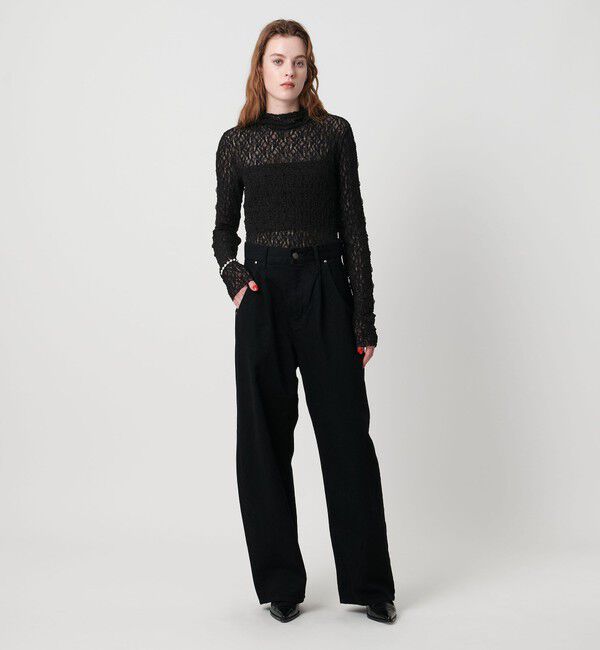 ASTRAET「＜ASTRAET＞レース  フーデッドカットソー」|Tシャツ・カットソー|