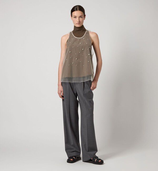 AEWEN MATOPH「＜AEWEN MATOPH＞ハイウエスト ベルトパンツ」|その他|