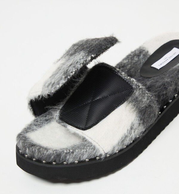 UNITED ARROWS「チェック スライダー サンダル」|サンダル|