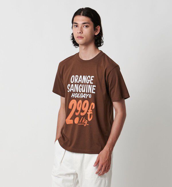 UNITED ARROWS「【別注】＜HOLIDAY BOILEAU＞ORANGE SANGUINE Tシャツ」|Tシャツ・カットソー|DK.BROWN