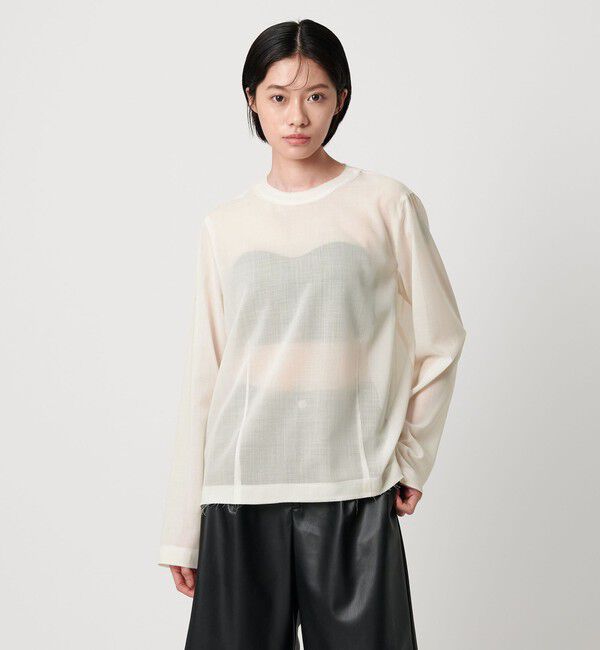 AEWEN MATOPH「＜AEWEN MATOPH＞カットオフプルオーバーブラウス」|シャツ・ブラウス|OFF WHITE