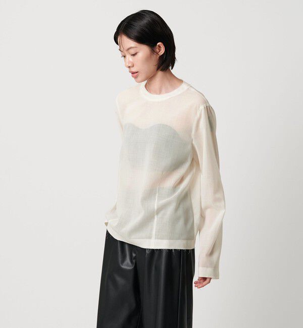 AEWEN MATOPH「＜AEWEN MATOPH＞カットオフプルオーバーブラウス」|シャツ・ブラウス|