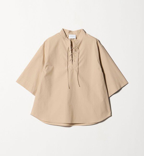 UNITED ARROWS「レースアップ ブラウス」|シャツ・ブラウス|