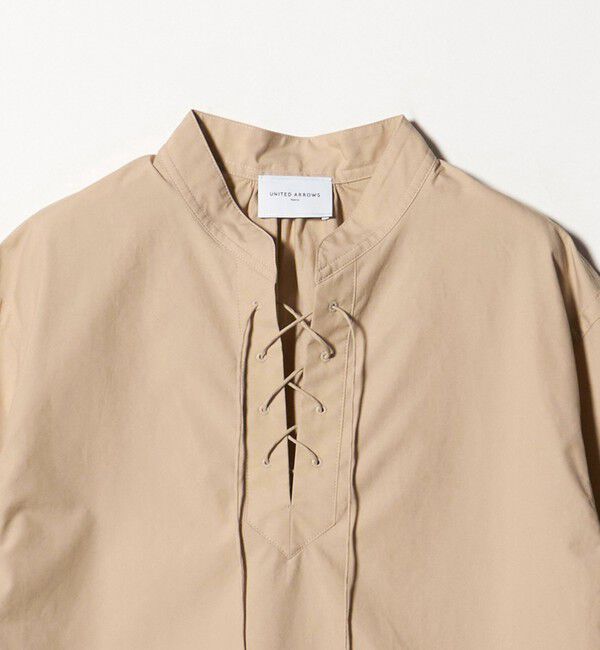 UNITED ARROWS「レースアップ ブラウス」|シャツ・ブラウス|