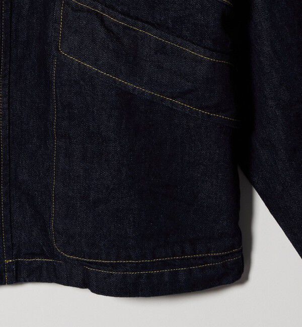 ASTRAET「＜ASTRAET＞デニム ノーカラー ジップブルゾン UNISEX」|デニムジャケット|