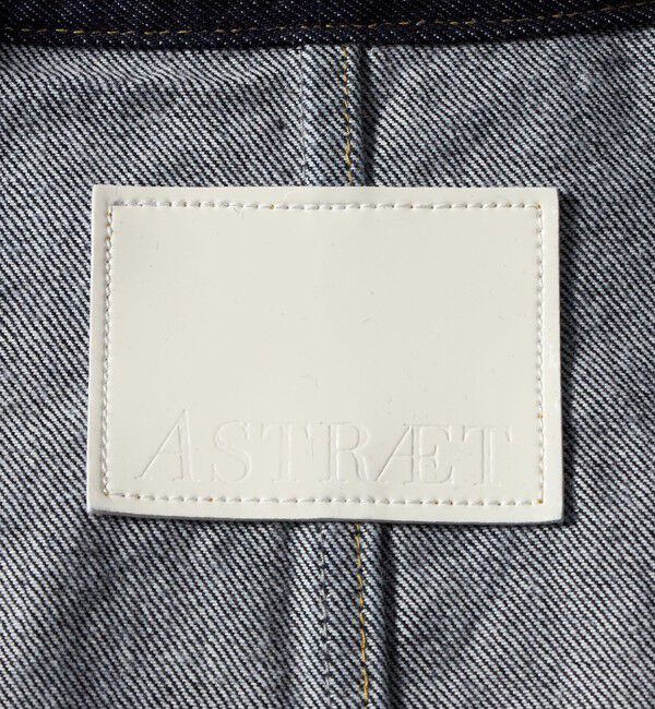 ASTRAET「＜ASTRAET＞デニム ノーカラー ジップブルゾン UNISEX」|デニムジャケット|