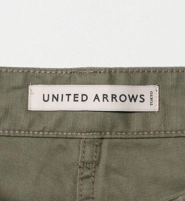 UNITED ARROWS「オーガニックコットン バックサテン ファティーグパンツ」|チノ|