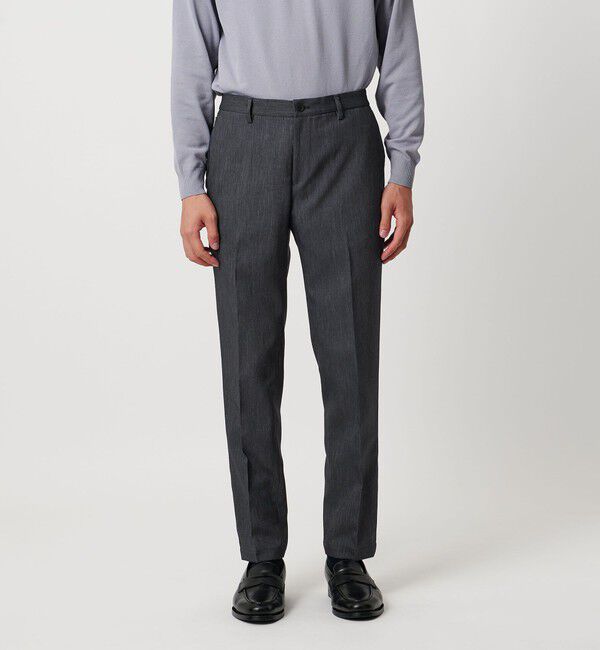 UNITED ARROWS「デニムライク ノープリーツ パンツ UA COZY ‐ウォッシャブル ヨコストレッチ‐」|スーツ|