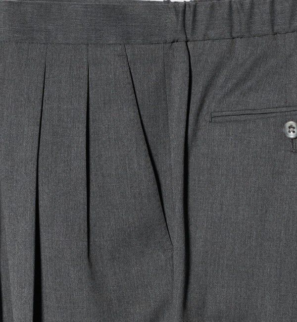 UNITED ARROWS「2プリーツ キャロットパンツ -ストレッチ-」|チノ|