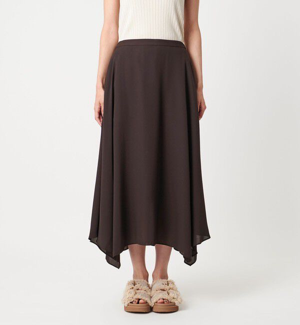 UNITED ARROWS「イレギュラー ヘム フレア スカート」|フレア|