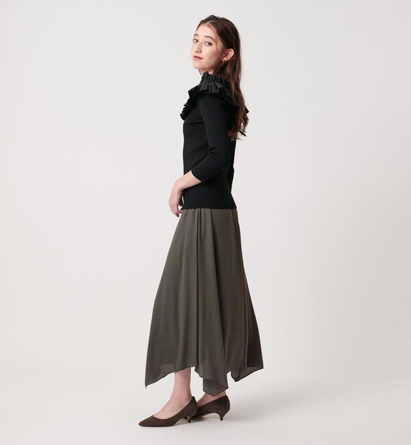 UNITED ARROWS「イレギュラー ヘム フレア スカート」|フレア|