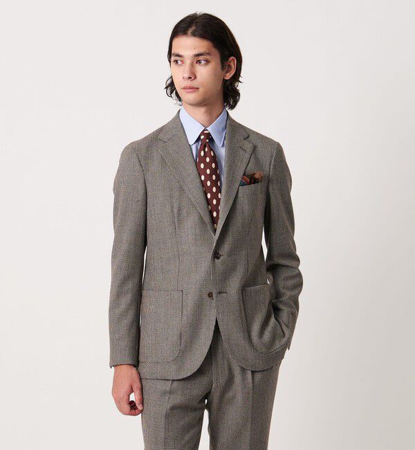 UNITED ARROWS「ハウンドトゥース シングル ３ボタン テーラード ジャケット R―MODEL」|スーツ|MOCA