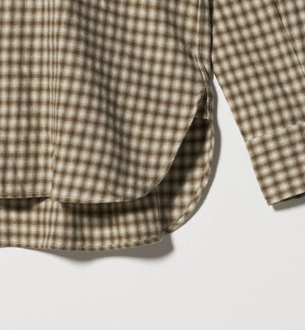 UNITED ARROWS「ALBIATE オンブレチェック CPOシャツ」|シャツ・ブラウス|