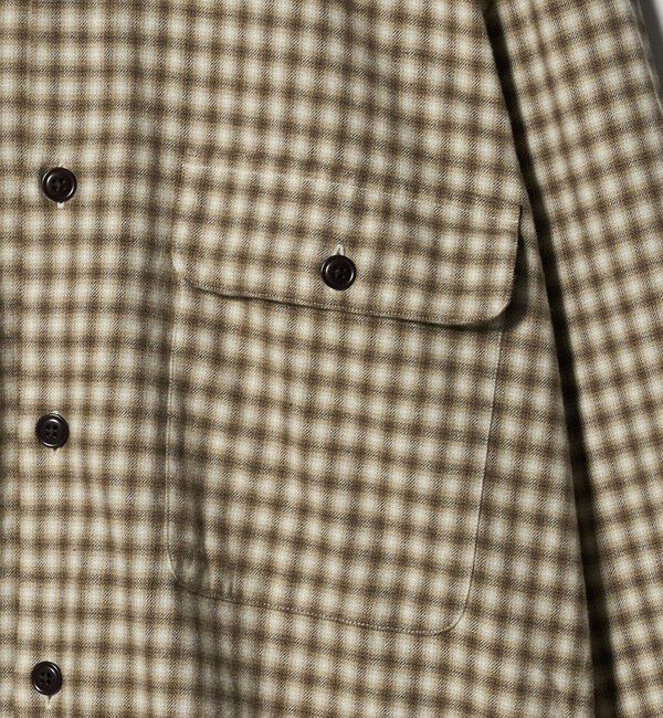 UNITED ARROWS「ALBIATE オンブレチェック CPOシャツ」|シャツ・ブラウス|