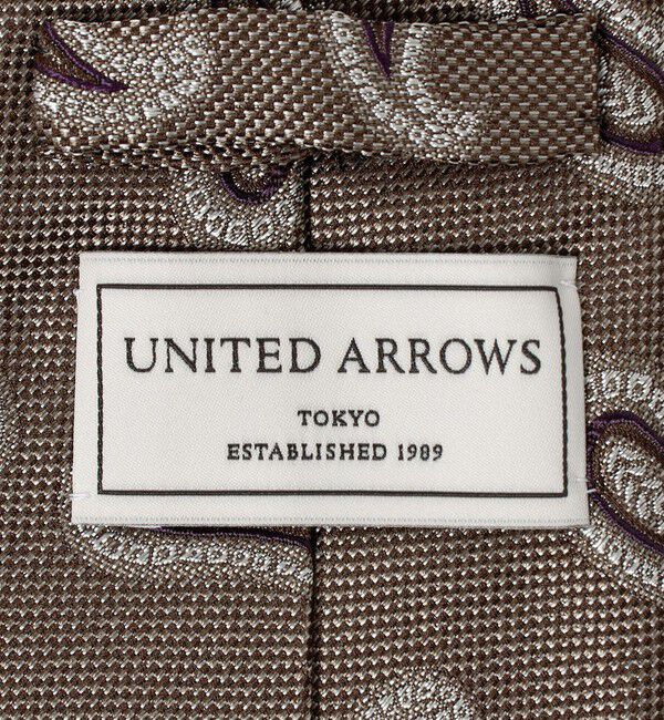 UNITED ARROWS「ビッグ ペイズリー ジャガード ネクタイ」|ネクタイ・蝶ネクタイ|