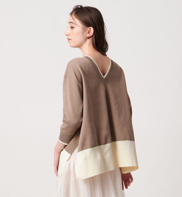 UNITED ARROWS「ミニマル 2WAY ニット‐ウォッシャブル‐」|ニット・セーター|BEIGE