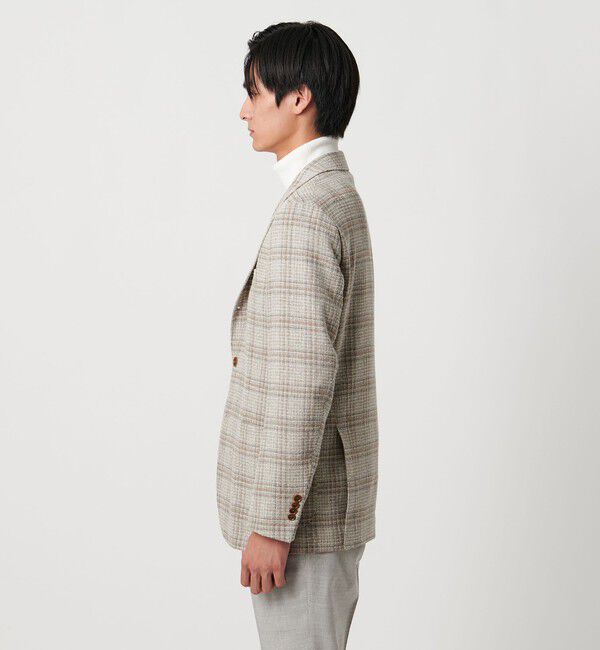 UNITED ARROWS「ファンシーチェック 3ボタン ジャケット C‐MODEL」|テーラードジャケット|