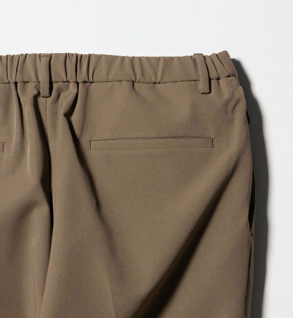 UNITED ARROWS「ドビー シングル ノープリーツ パンツ UA COZY ウォッシャブル 2WAYストレッチ はっ水 着用シワ」|スーツ|