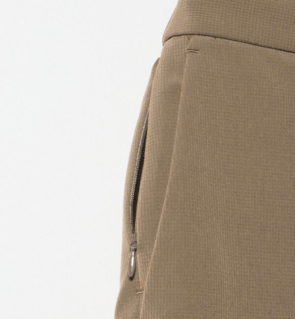 UNITED ARROWS「ドビー シングル ノープリーツ パンツ UA COZY ウォッシャブル 2WAYストレッチ はっ水 着用シワ」|スーツ|