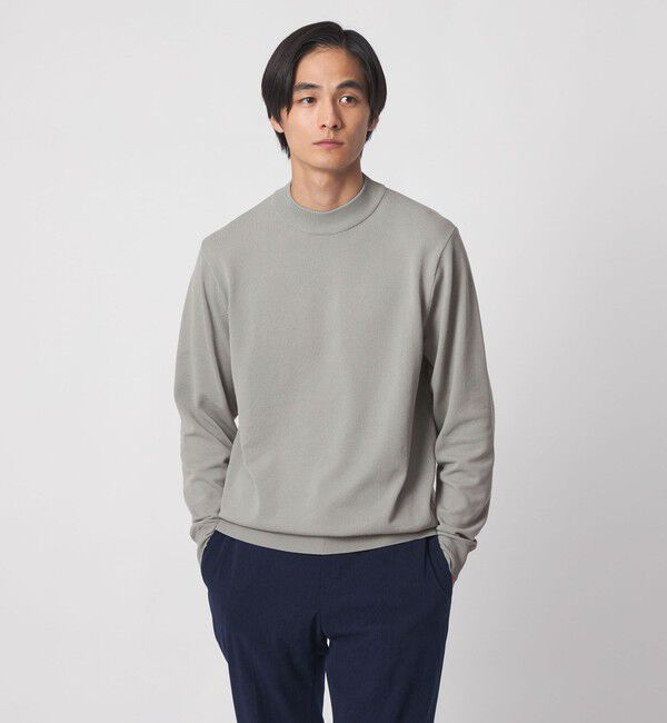 UNITED ARROWS「モックネックニット UA COZY ウォッシャブル」|ニット・セーター|