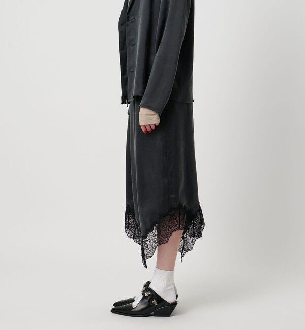 ASTRAET「＜ASTRAET＞スソレース イレギュラーヘムスカート」|スカート|