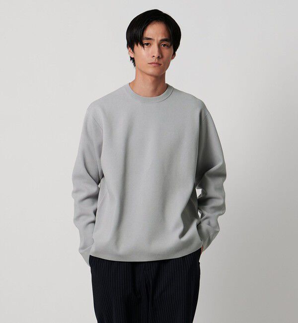 UNITED ARROWS「フォーシーズンズ ミラノリブ クルーネック ニット」|ニット・セーター|