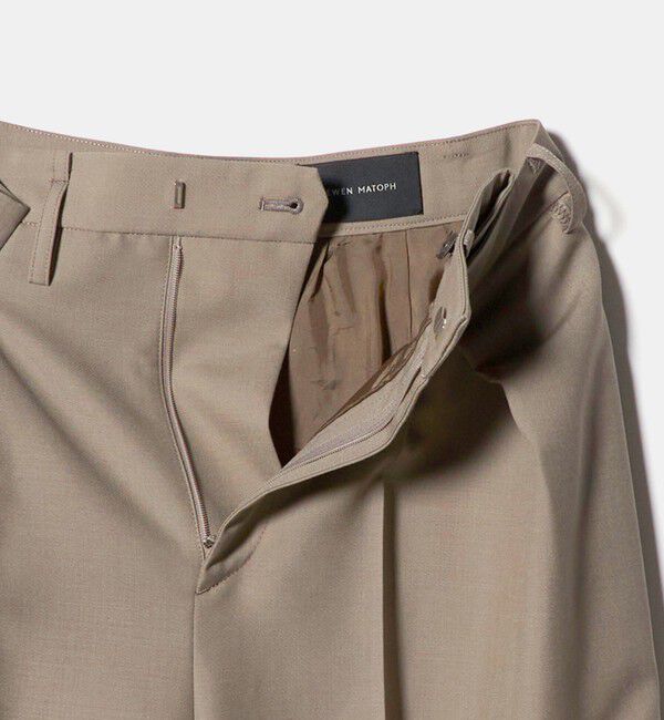 AEWEN MATOPH「＜AEWEN MATOPH＞ウールモヘヤ インタックパンツ」|チノ|