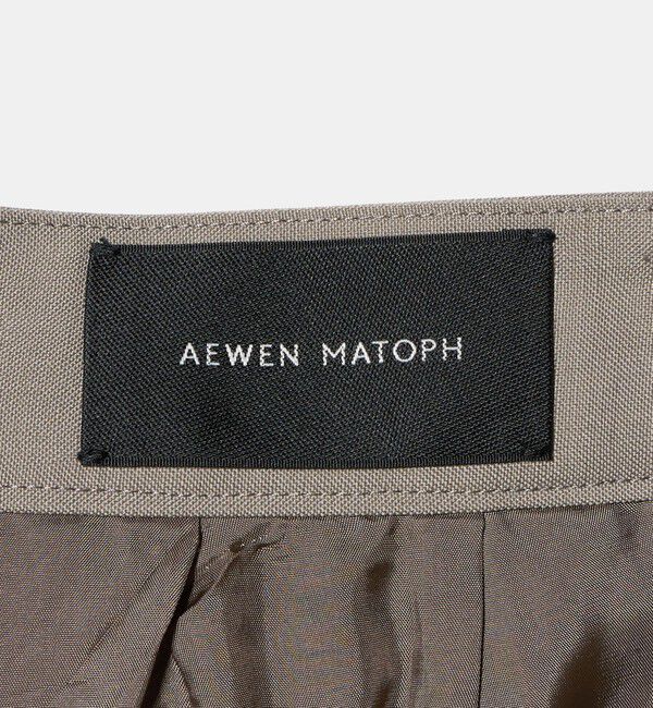 AEWEN MATOPH「＜AEWEN MATOPH＞ウールモヘヤ インタックパンツ」|チノ|