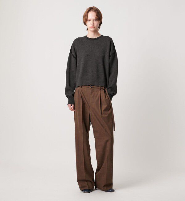 AEWEN MATOPH「＜AEWEN MATOPH＞コットンカシミヤ クラムステッチニット」|ニット・セーター|