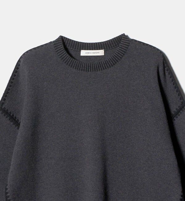 AEWEN MATOPH「＜AEWEN MATOPH＞コットンカシミヤ クラムステッチニット」|ニット・セーター|