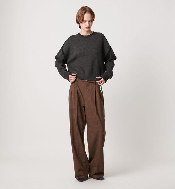 AEWEN MATOPH「＜AEWEN MATOPH＞コットンカシミヤ クラムステッチニット」|ニット・セーター|