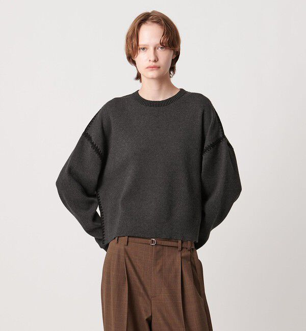 AEWEN MATOPH「＜AEWEN MATOPH＞コットンカシミヤ クラムステッチニット」|ニット・セーター|