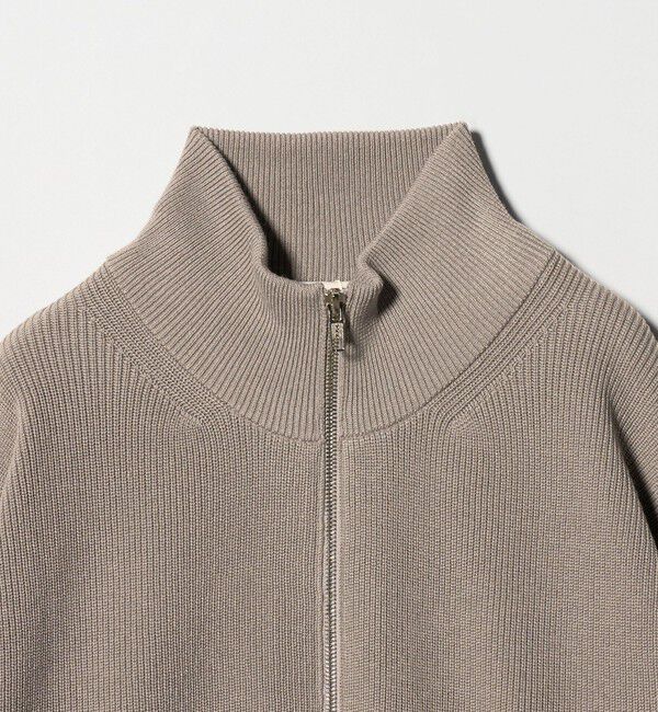 UNITED ARROWS「ジップアップ ドライバーズニット」|カーディガン|