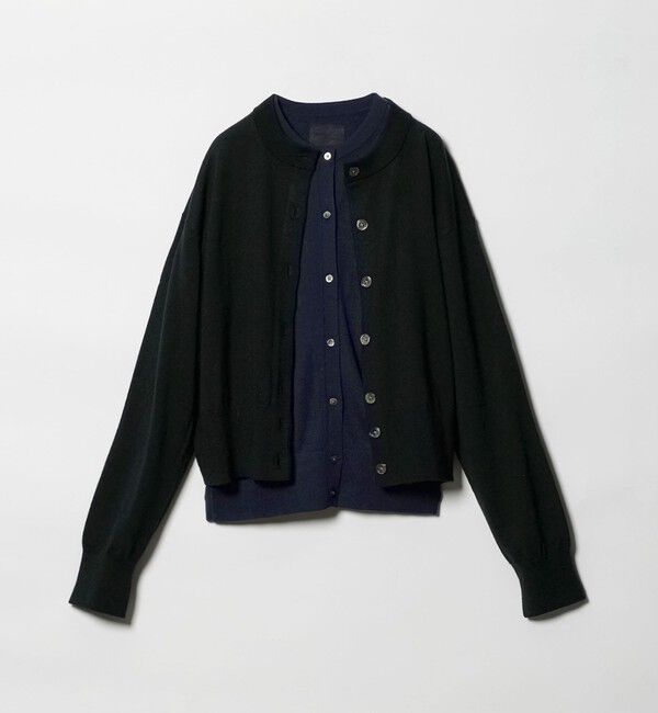 UNITED ARROWS「ツイン クルーネック カーディガン」|カーディガン|