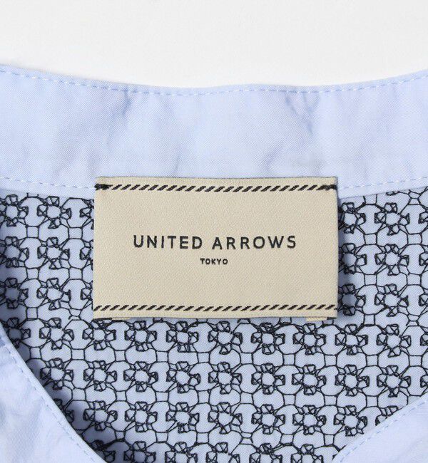 UNITED ARROWS「エンブロイダリー チュニック ‐ウォッシャブル‐」|シャツ・ブラウス|